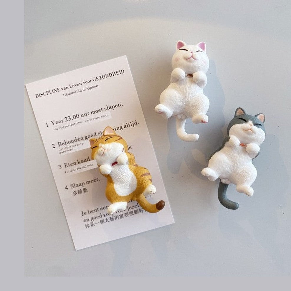 3D Cats Shaped Magnet Stickers-Furever Adorable