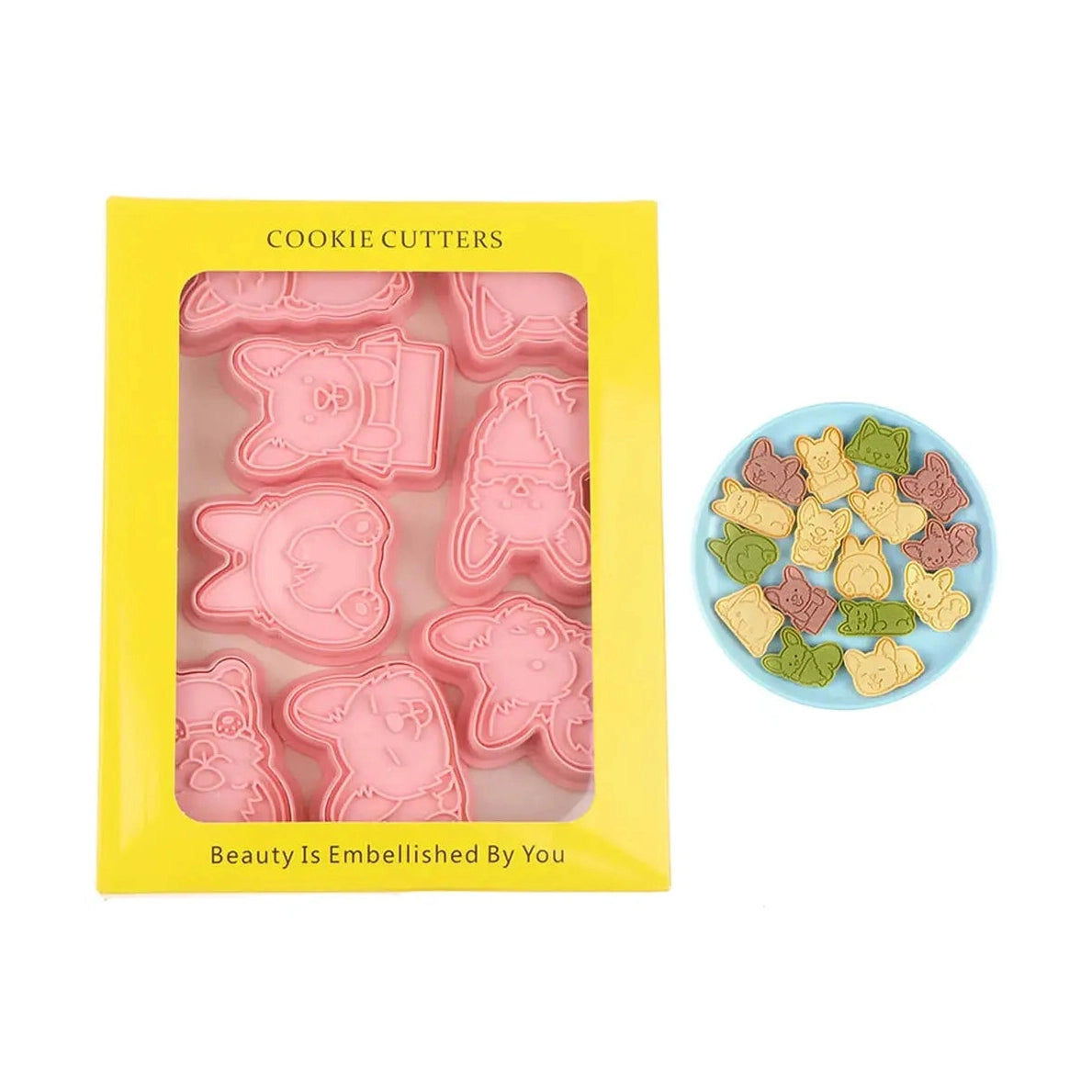 3D Corgi Cartoon Plastic Mould Set-Furever Adorable