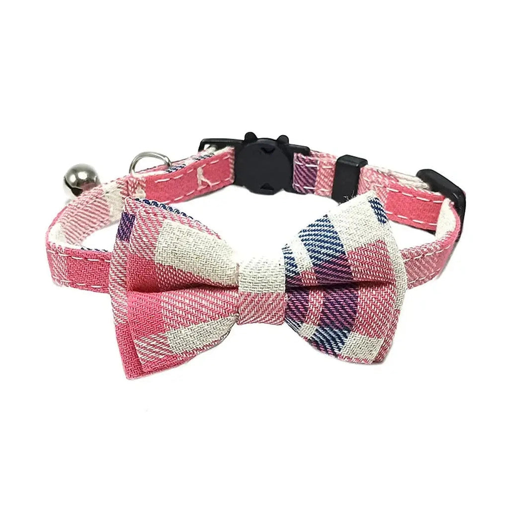 Adjustable Bow Tie with Sash Small Bell for Cats-Furever Adorable