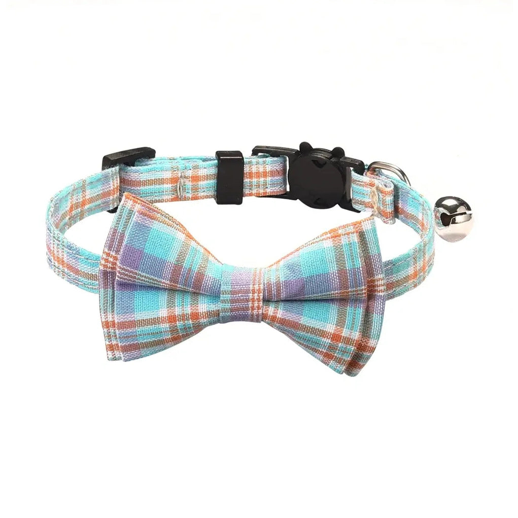 Adjustable Bow Tie with Sash Small Bell for Cats-Furever Adorable