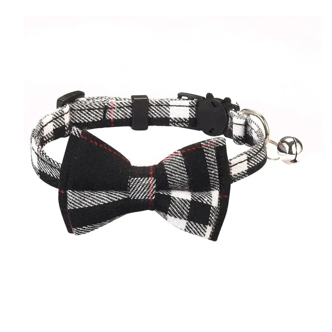 Adjustable Bow Tie with Sash Small Bell for Cats-Furever Adorable