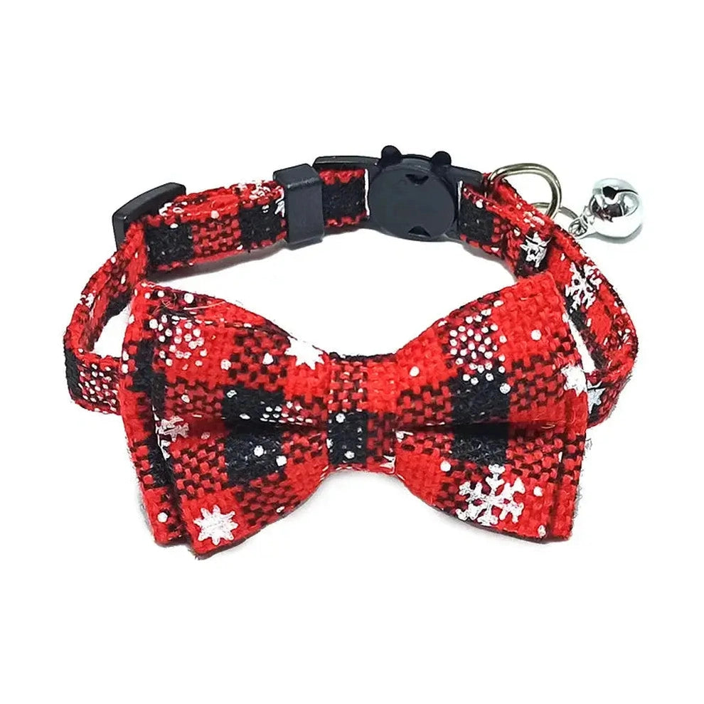 Adjustable Bow Tie with Sash Small Bell for Cats-Furever Adorable
