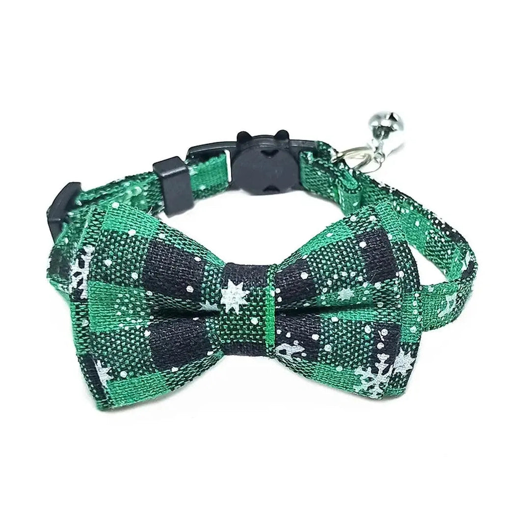 Adjustable Bow Tie with Sash Small Bell for Cats-Furever Adorable