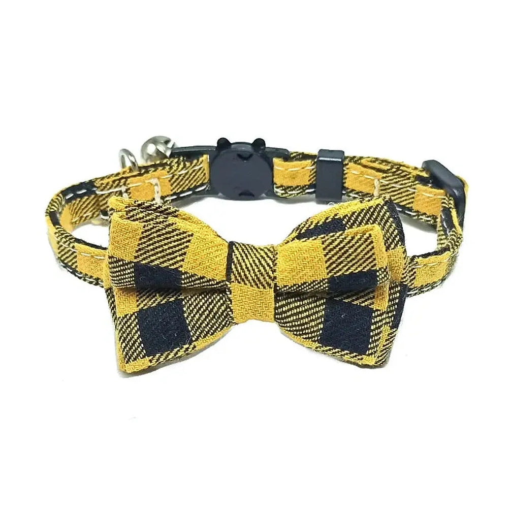 Adjustable Bow Tie with Sash Small Bell for Cats-Furever Adorable