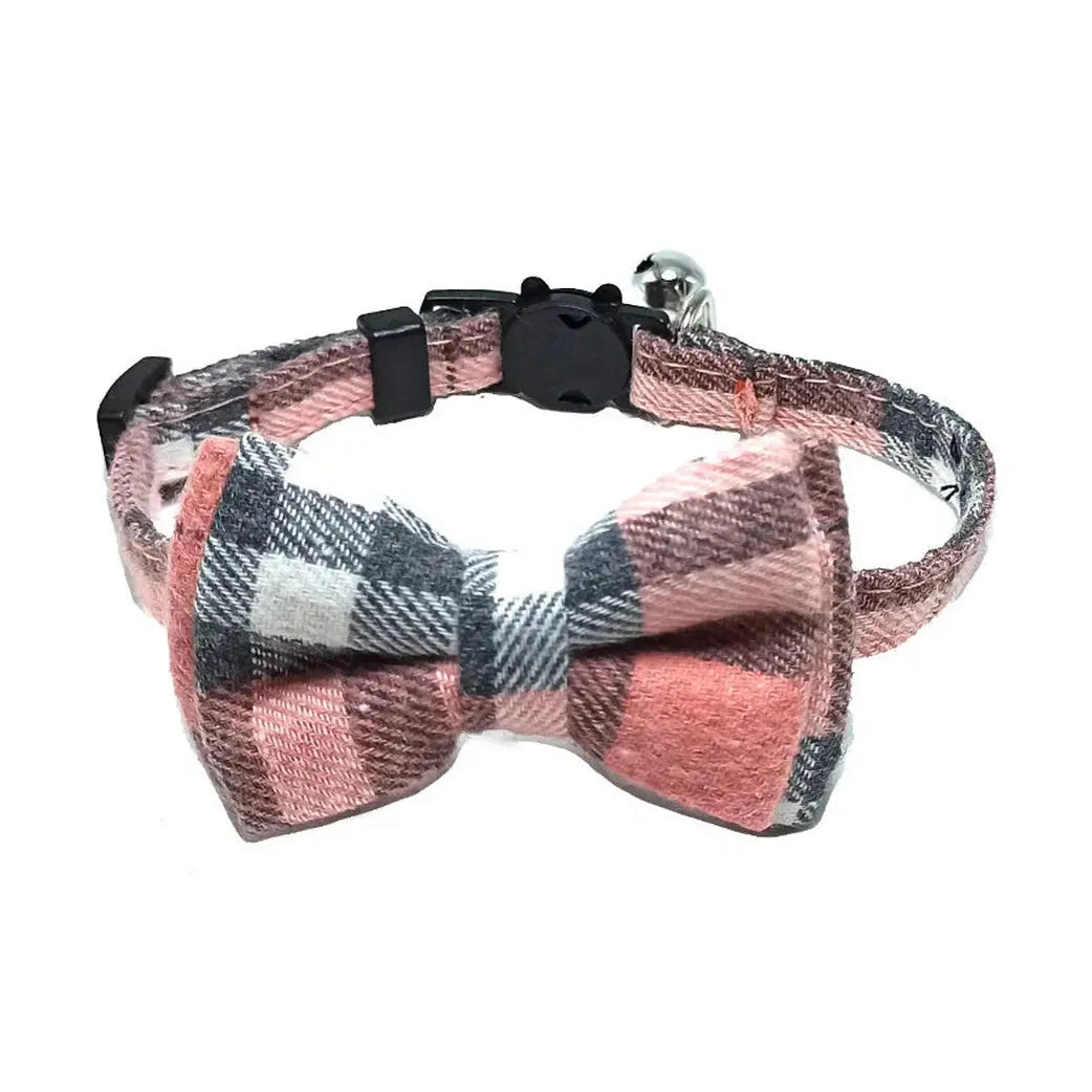 Adjustable Bow Tie with Sash Small Bell for Cats-Furever Adorable