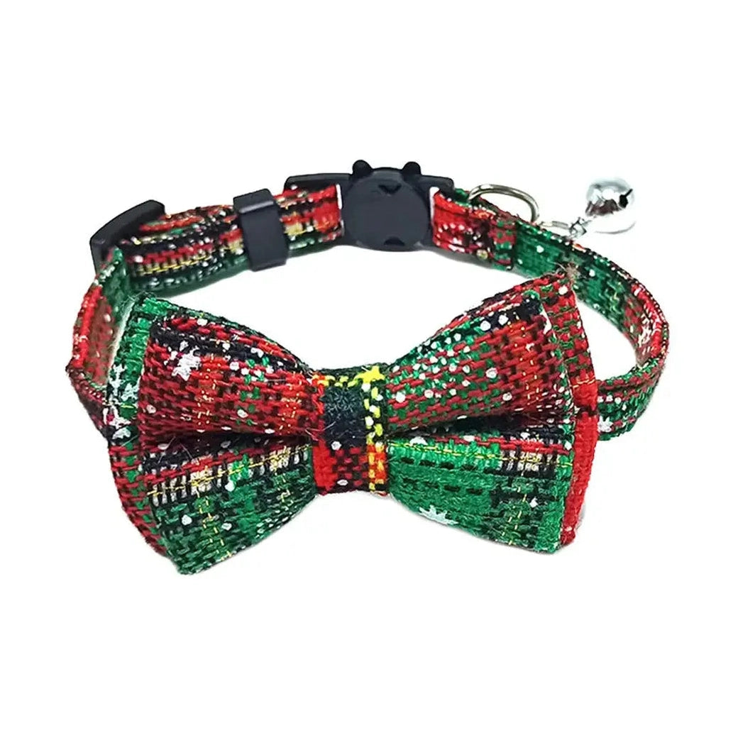Adjustable Bow Tie with Sash Small Bell for Cats-Furever Adorable