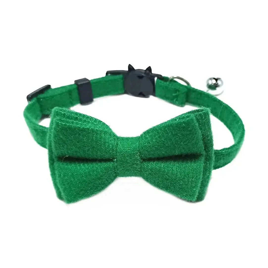 Adjustable Bow Tie with Sash Small Bell for Cats-Furever Adorable