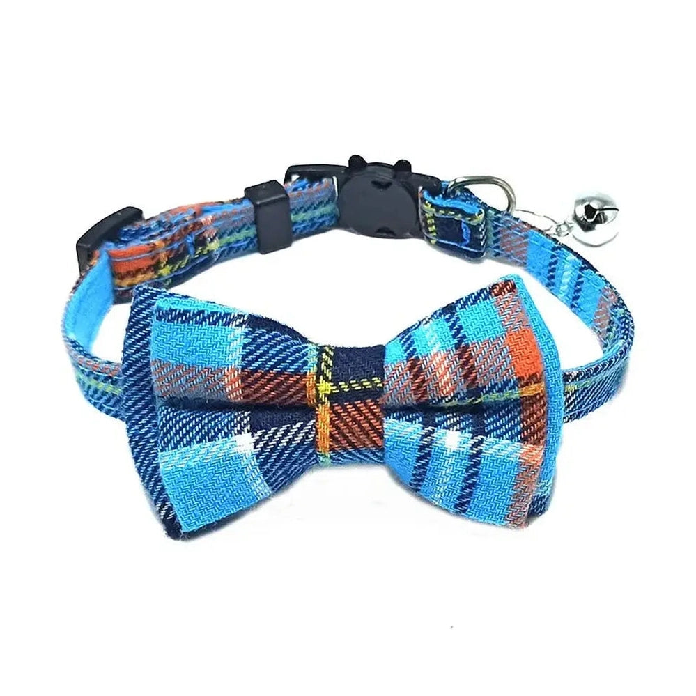 Adjustable Bow Tie with Sash Small Bell for Cats-Furever Adorable