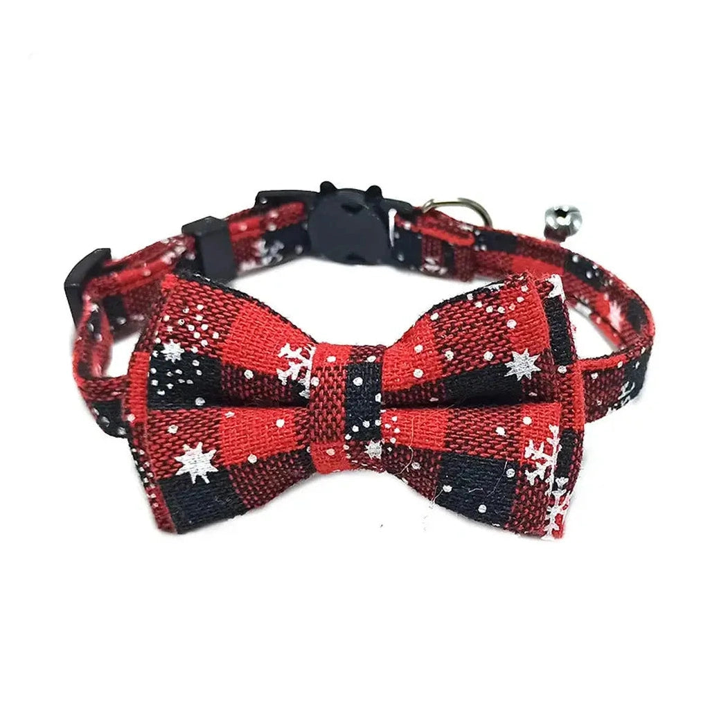 Adjustable Bow Tie with Sash Small Bell for Cats-Furever Adorable