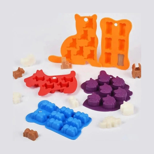 Animal Shape Silicone Baking Molding Set-Furever Adorable