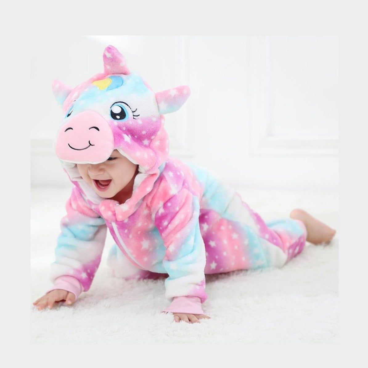 Baby Onesie - Pink Uncorn-Furever Adorable