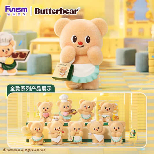 Cute Butter Bear Business Day Series Blind Box Mode Dolls Original Genuine Desktop Collection Ornament Children's Toy Gift Furever Adorable