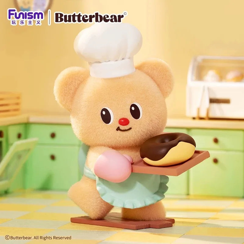 Cute Butter Bear Business Day Series Blind Box Mode Dolls Original Genuine Desktop Collection Ornament Children's Toy Gift Furever Adorable