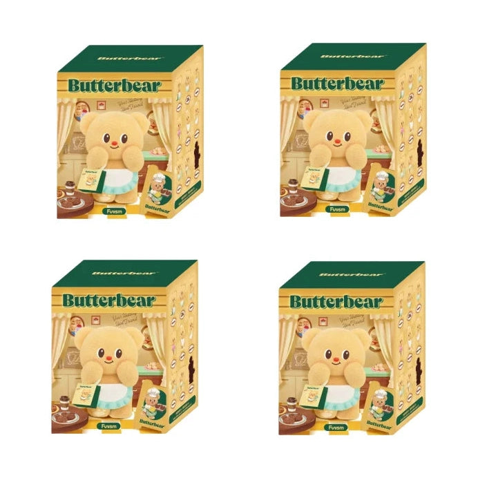 Cute Butter Bear Business Day Series Blind Box Mode Dolls Original Genuine Desktop Collection Ornament Children's Toy Gift Furever Adorable