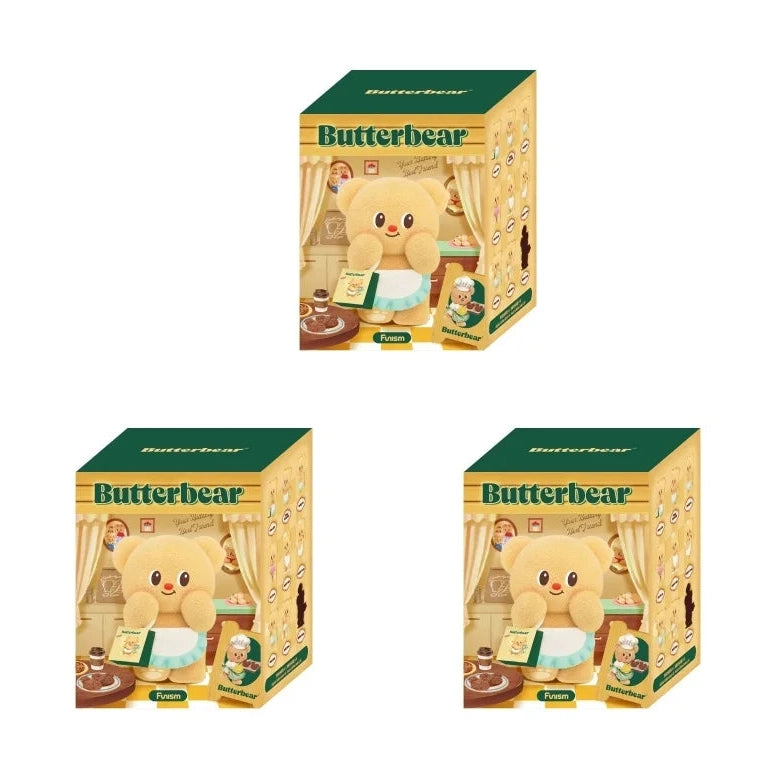 Cute Butter Bear Business Day Series Blind Box Mode Dolls Original Genuine Desktop Collection Ornament Children's Toy Gift Furever Adorable