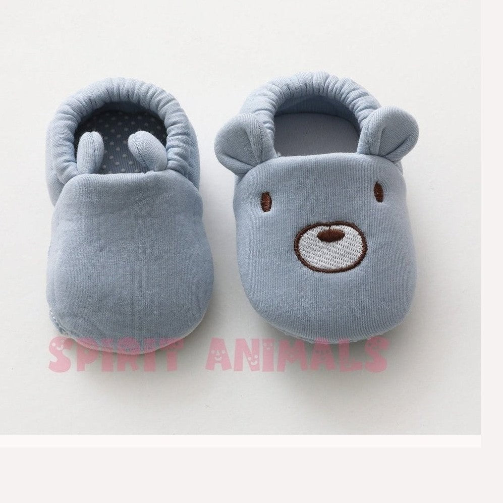 Cartoon Animal Pattern Newborn Baby SocksShoes-Furever Adorable