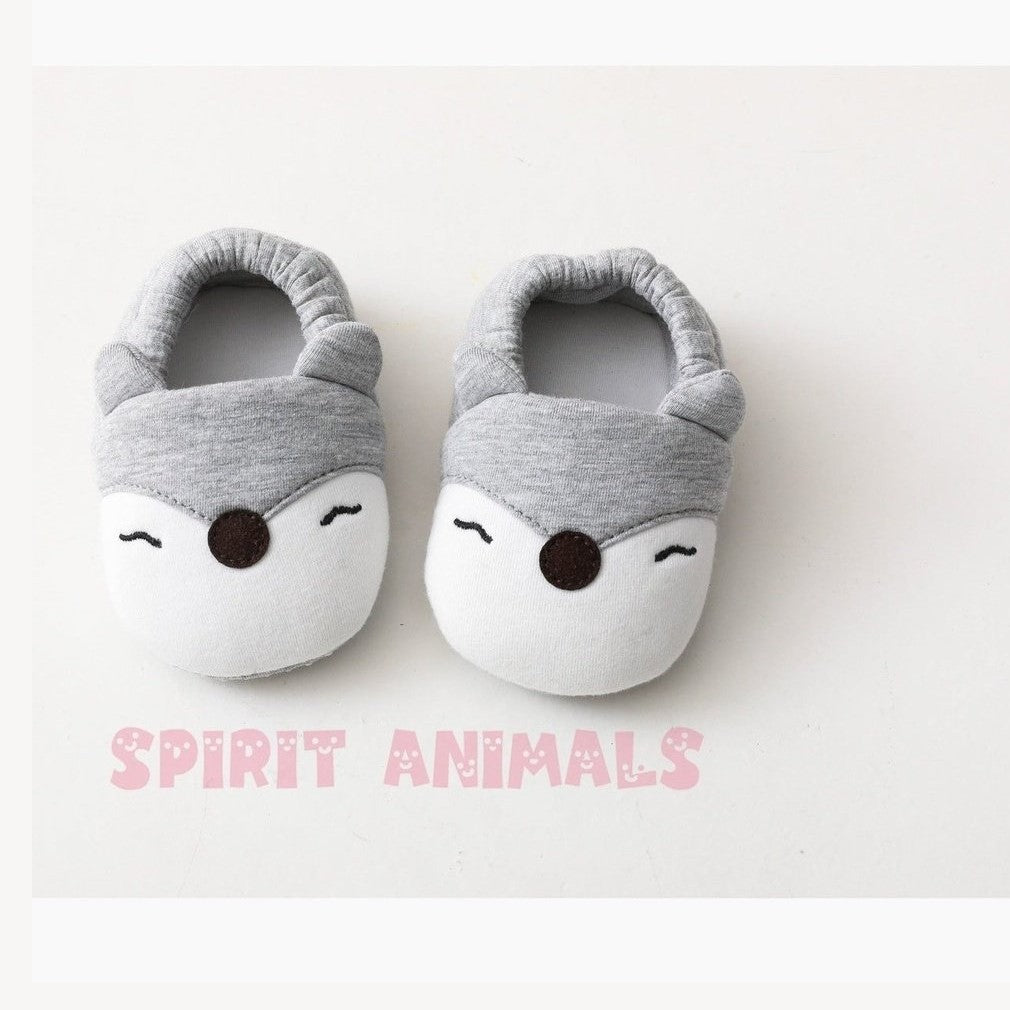Cartoon Animal Pattern Newborn Baby SocksShoes-Furever Adorable