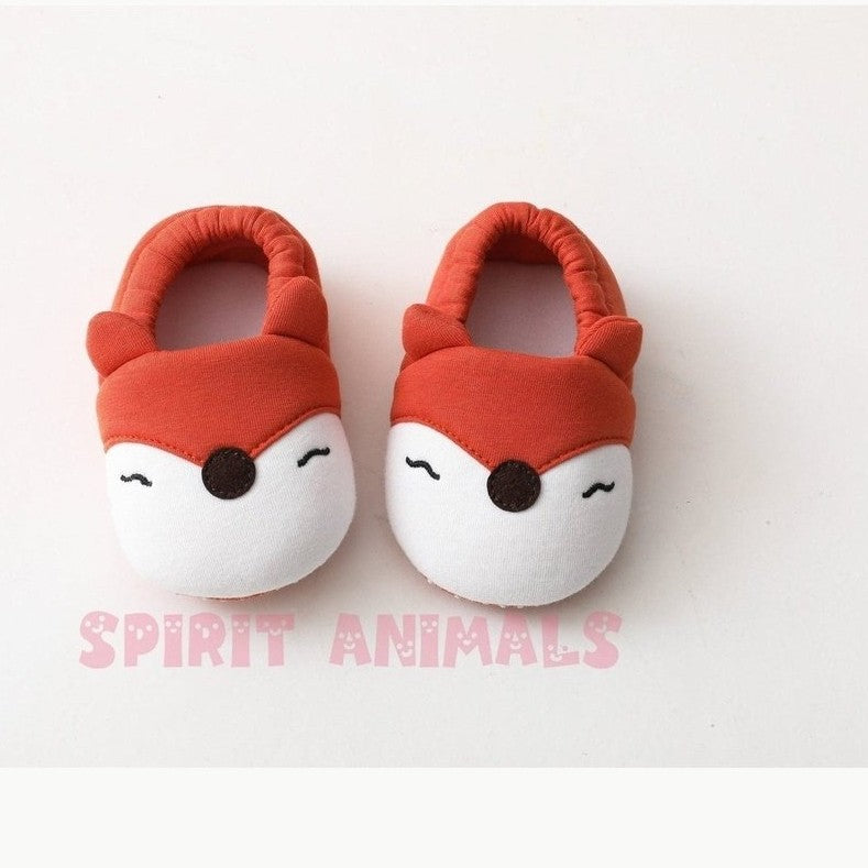 Cartoon Animal Pattern Newborn Baby SocksShoes-Furever Adorable