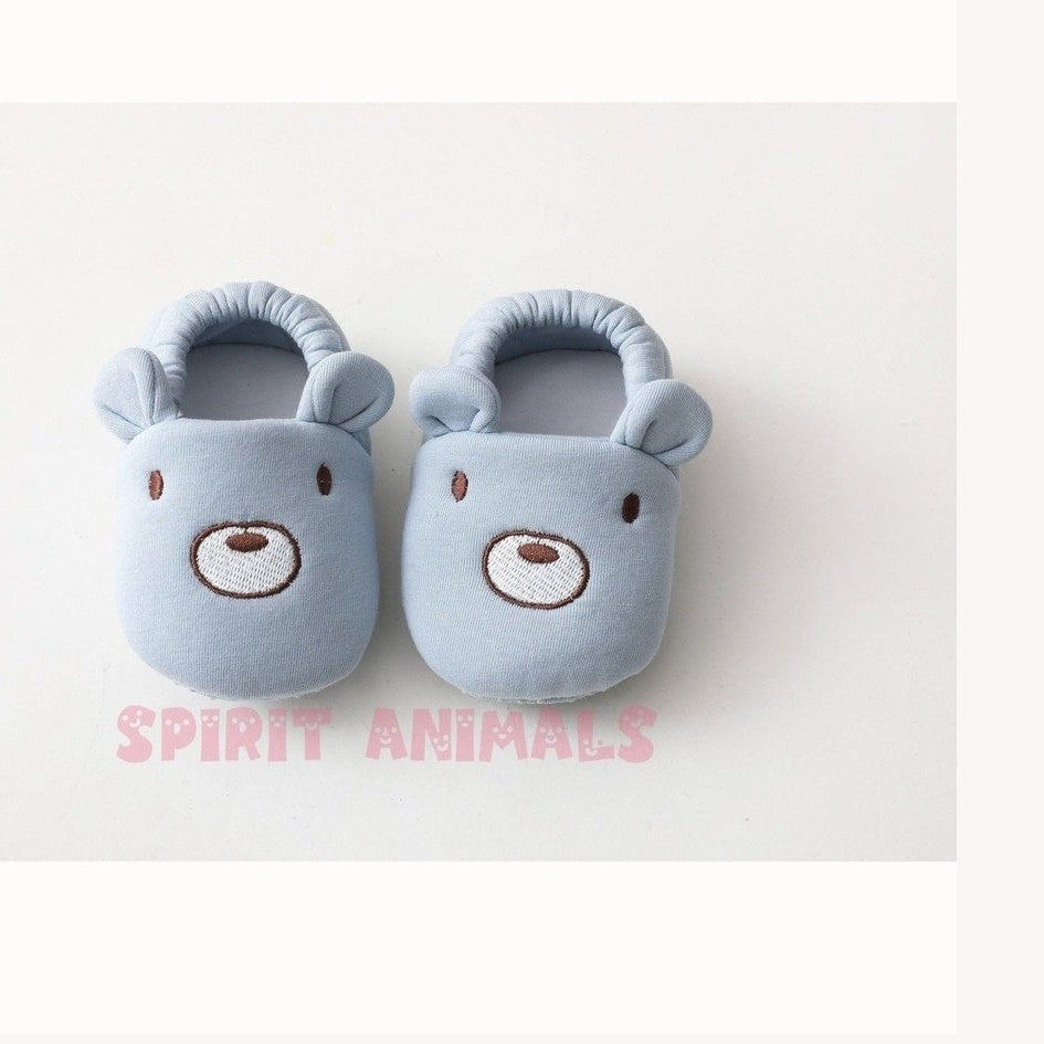 Cartoon Animal Pattern Newborn Baby SocksShoes-Furever Adorable