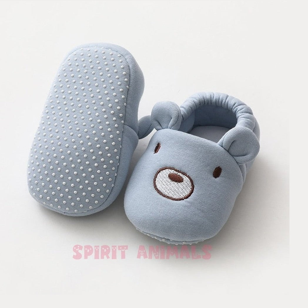 Cartoon Animal Pattern Newborn Baby SocksShoes-Furever Adorable