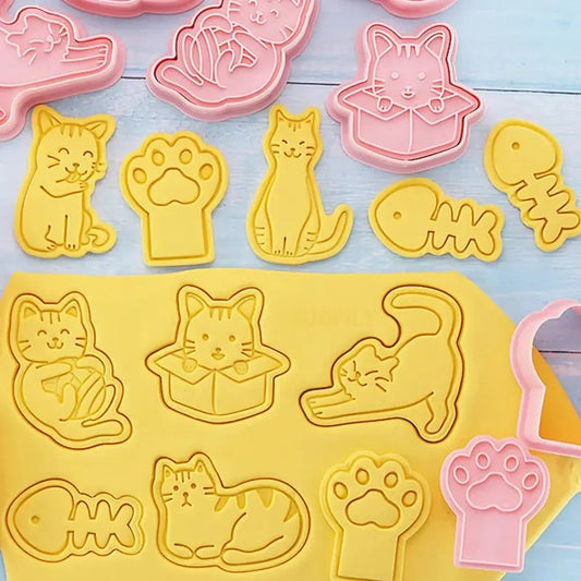 Cat Cookie Cutter Baking Set-Furever Adorable