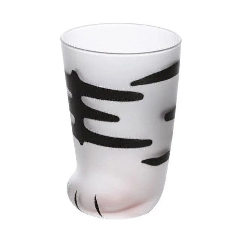 Cat Paw Glass Cup - 300ml-Furever Adorable