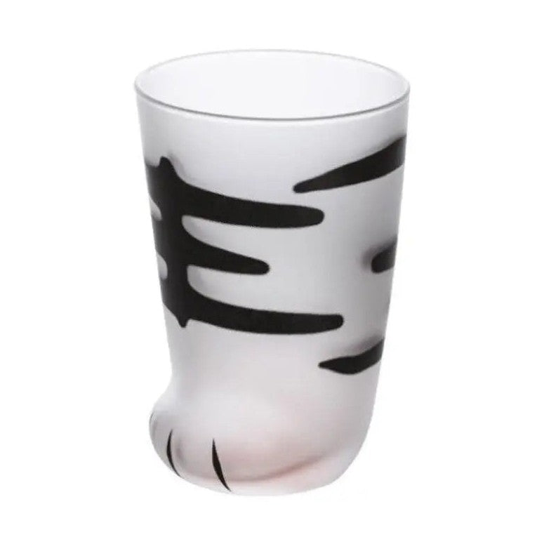 Cat Paw Glass Cup - 300ml-Furever Adorable