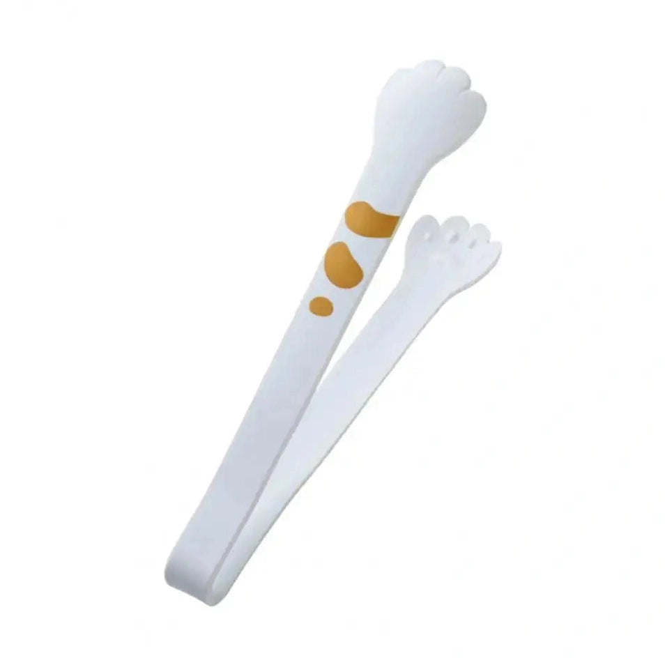 Cat Paw Shaped Non-Slip Silicone Cooking Tongs-Furever Adorable