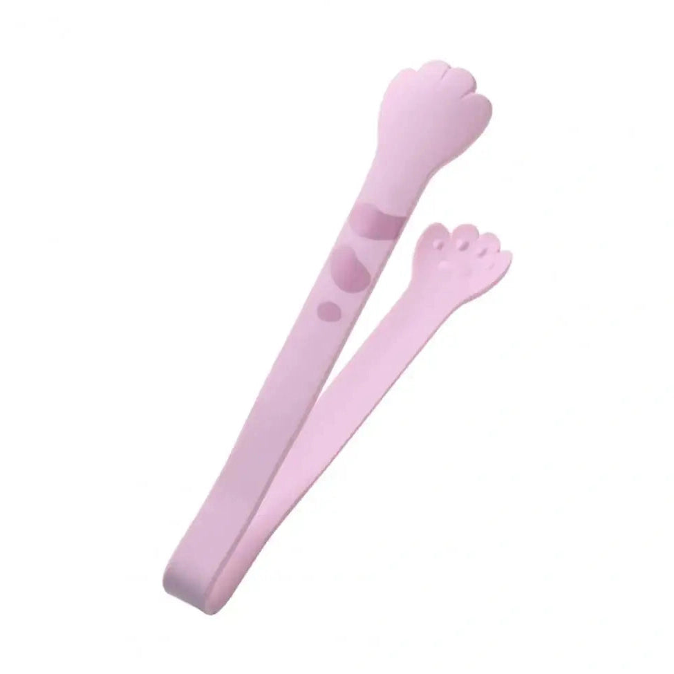 Cat Paw Shaped Non-Slip Silicone Cooking Tongs-Furever Adorable