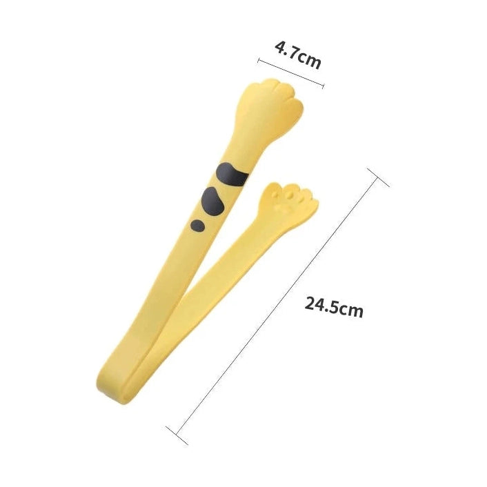 Cat Paw Shaped Non-Slip Silicone Cooking Tongs-Furever Adorable