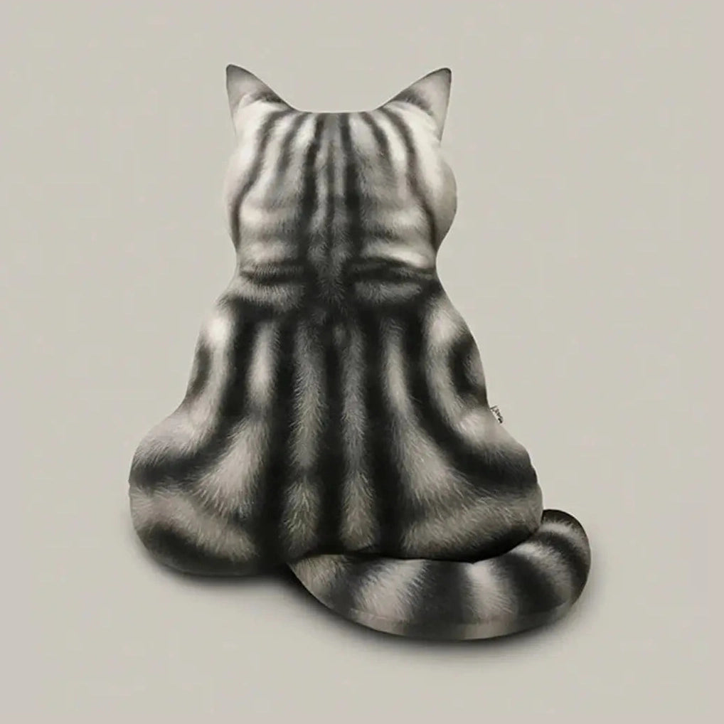 Cat Shaped Plush Toy for Sofa-Furever Adorable