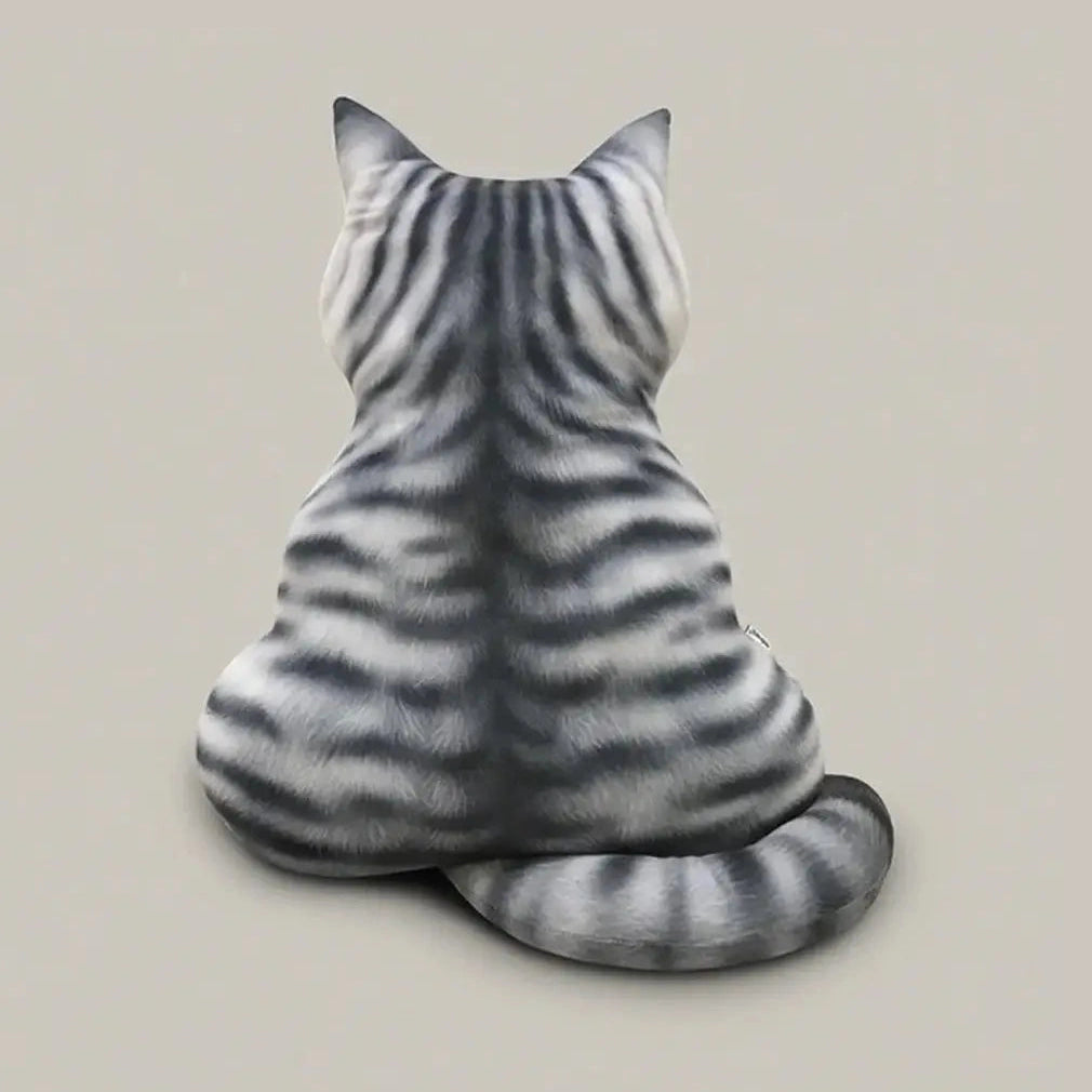 Cat Shaped Plush Toy for Sofa-Furever Adorable