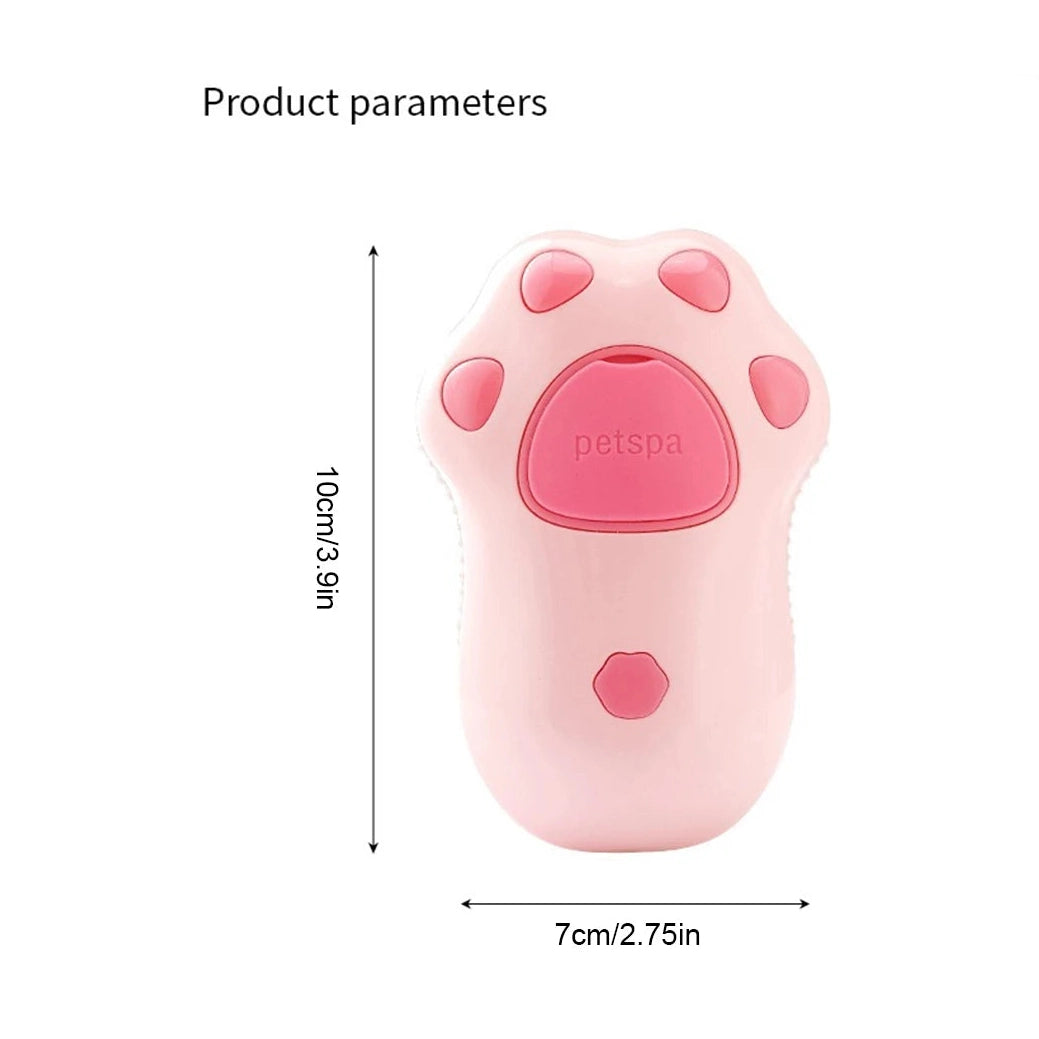 Cat Steam Brush Dog Massage Comb with Electric Water Spray Soft Silicone Pet Grooming Brush for Removing Tangled and Loose Hair Furever Adorable