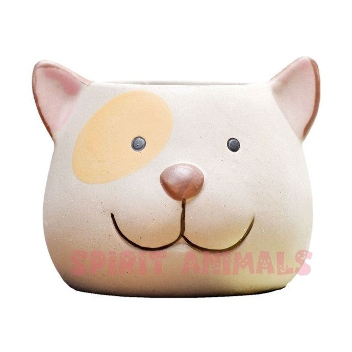 Ceramic Animal Flower Pot-Furever Adorable