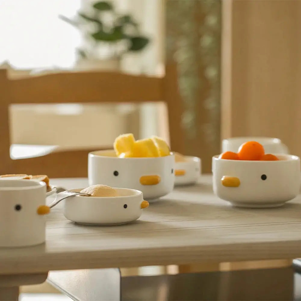 Ceramic Coffee Mug Plate And Bowl Set-Furever Adorable