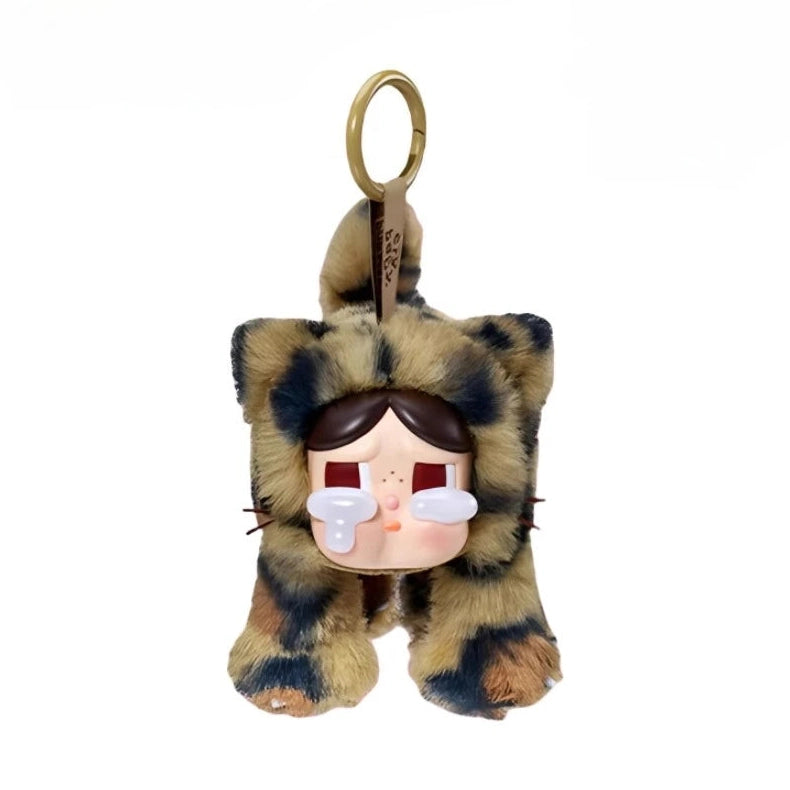 Genuine Crybaby Wild But Cutie Leopard Cat Series Vinyl Plush Blind Box Keychain Bag Pendant Cute Design Limited Edition Gift Furever Adorable