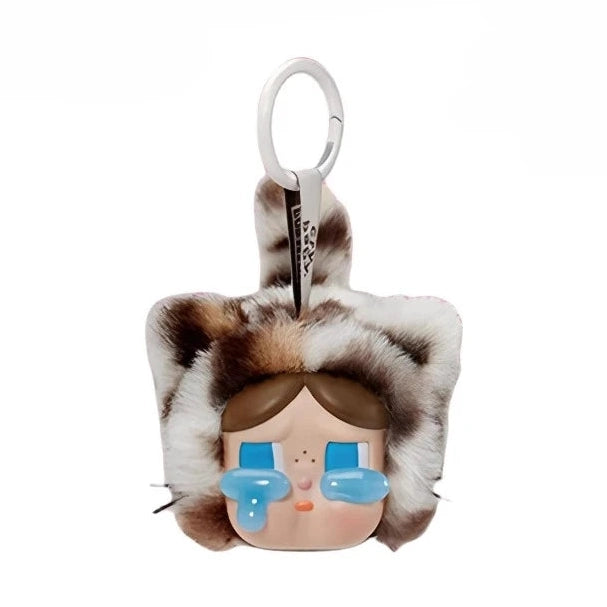 Genuine Crybaby Wild But Cutie Leopard Cat Series Vinyl Plush Blind Box Keychain Bag Pendant Cute Design Limited Edition Gift Furever Adorable