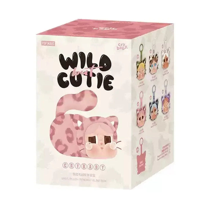 Genuine Crybaby Wild But Cutie Leopard Cat Series Vinyl Plush Blind Box Keychain Bag Pendant Cute Design Limited Edition Gift Furever Adorable