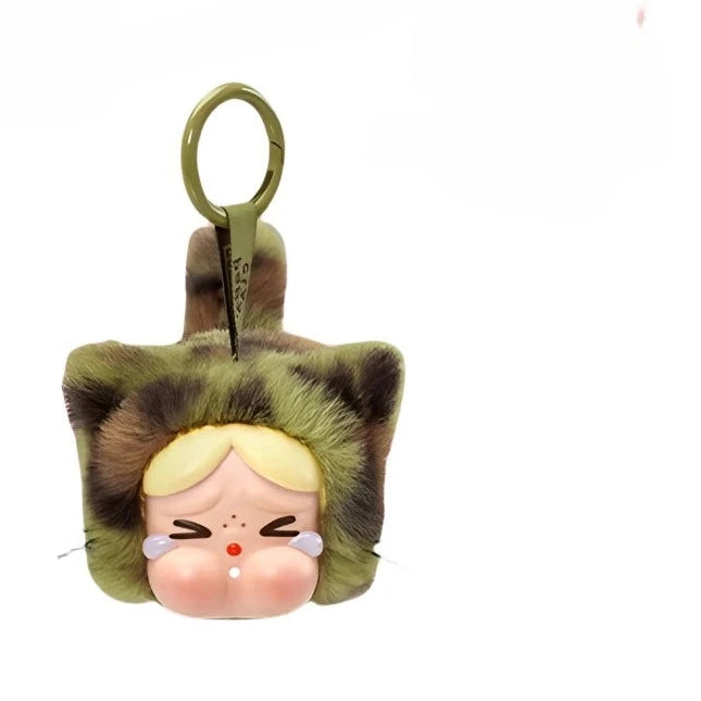 Genuine Crybaby Wild But Cutie Leopard Cat Series Vinyl Plush Blind Box Keychain Bag Pendant Cute Design Limited Edition Gift Furever Adorable