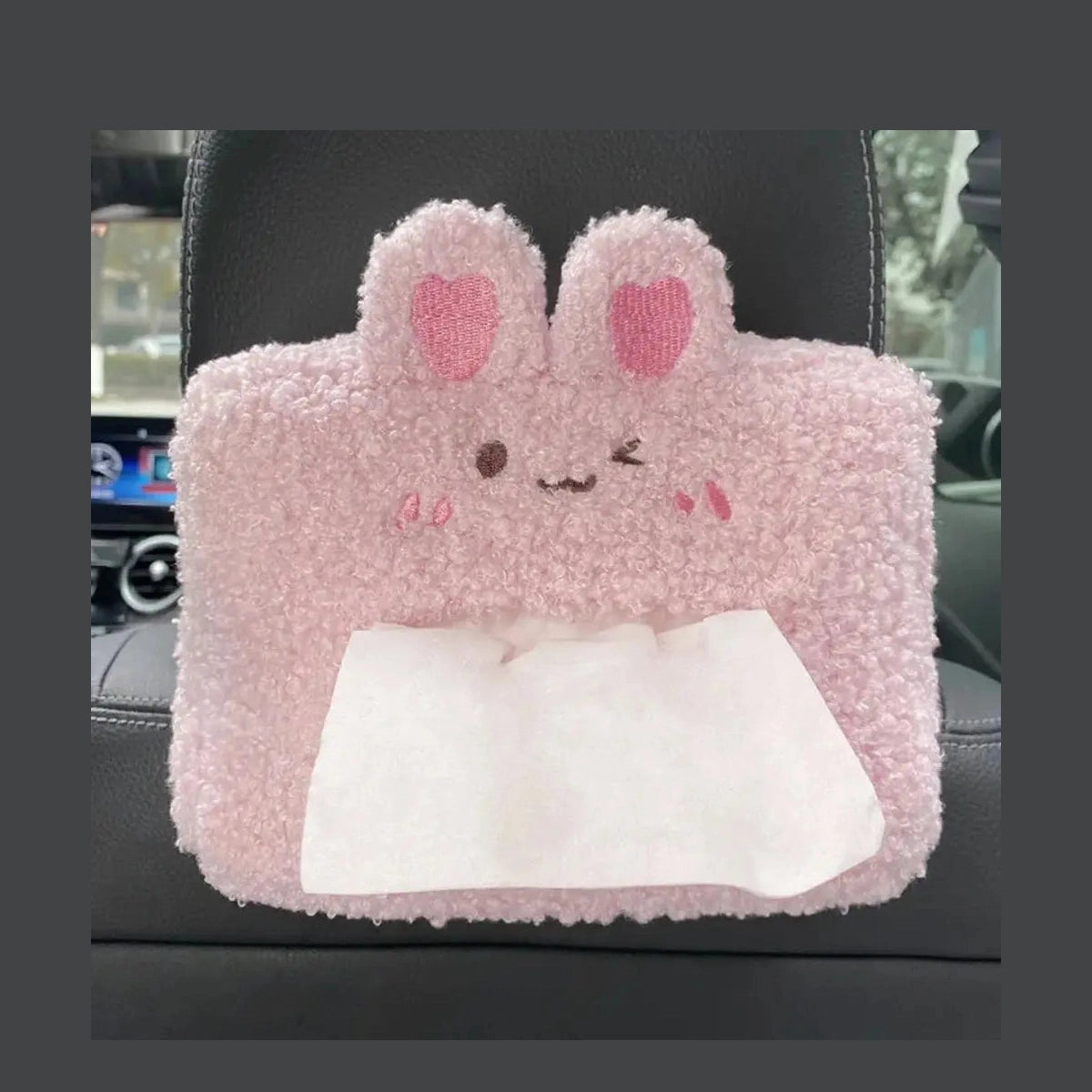 Cute Animal Car Tissue Box Holder-Furever Adorable