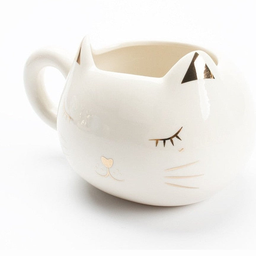 Cute Animal Ceramic Mug - Cat-Furever Adorable