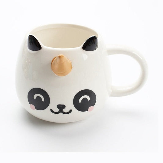 Cute Animal Ceramic Mug - Panda-Furever Adorable