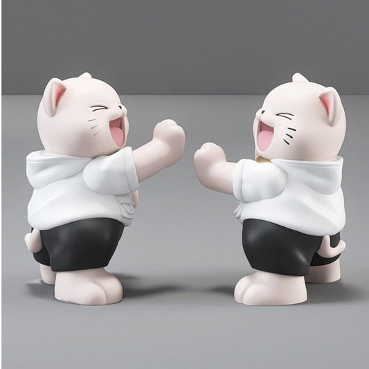 Cute Cat Bookend Decor-Furever Adorable