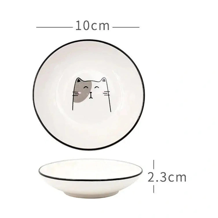 Cute Cat Ceramic Saucer-Furever Adorable