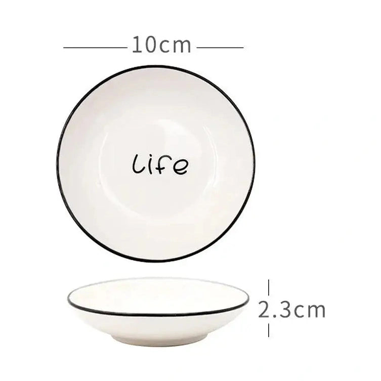 Cute Cat Ceramic Saucer-Furever Adorable