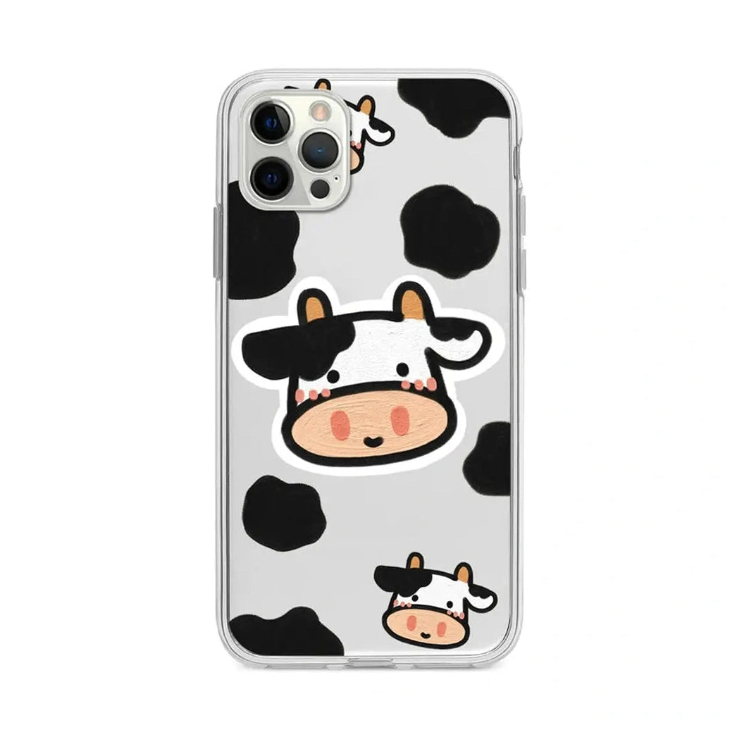 Cute Cow Patterned Phone Case for iPhone-Furever Adorable
