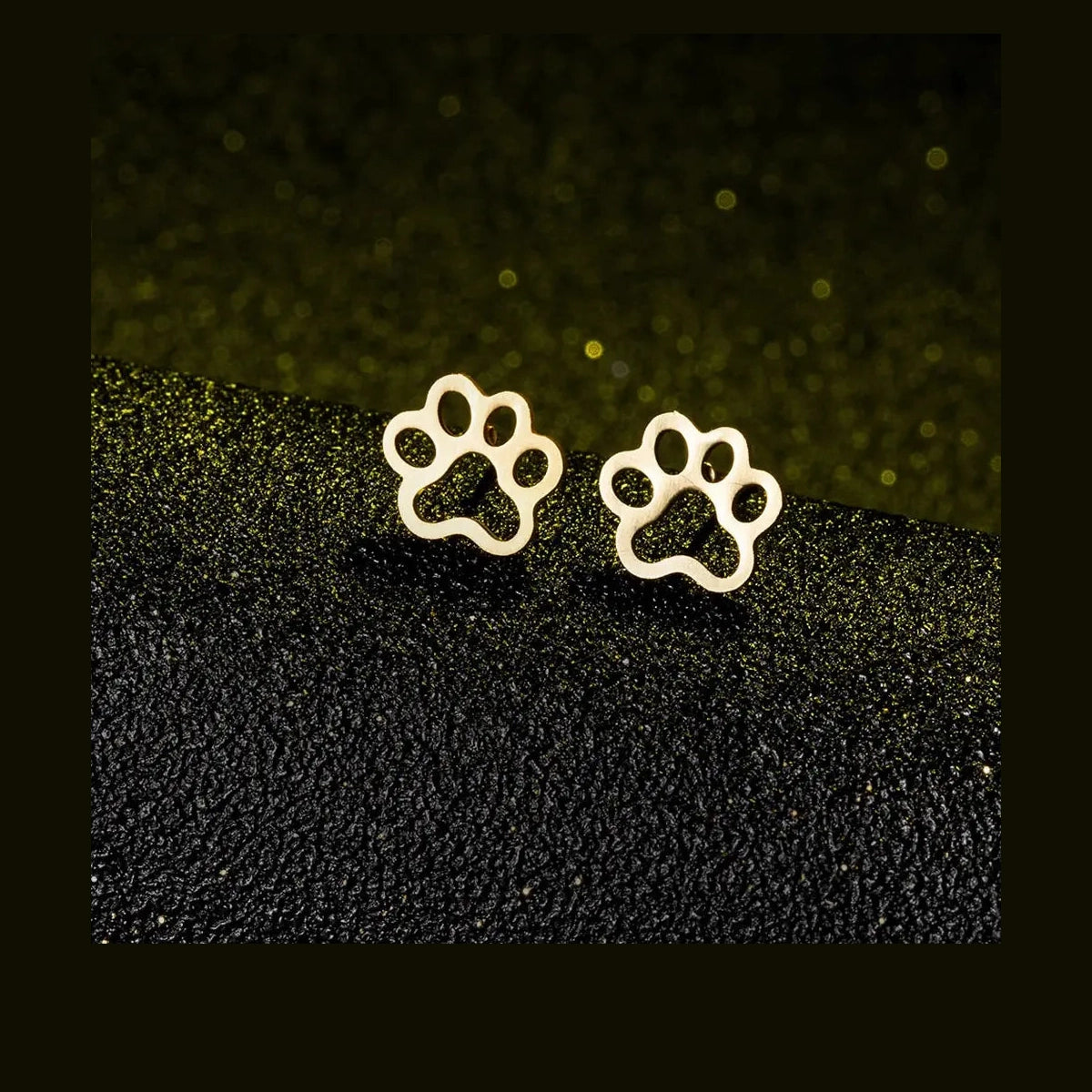 Cute Pet Paw Patterned Stud Earrings for Female-Furever Adorable
