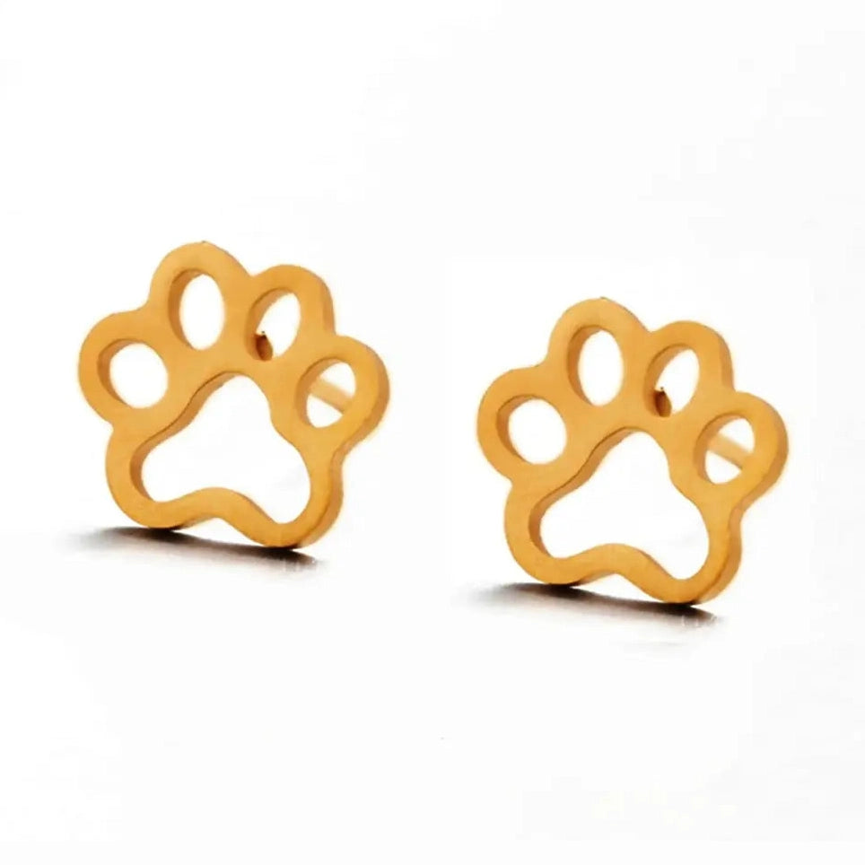 Cute Pet Paw Patterned Stud Earrings for Female-Furever Adorable