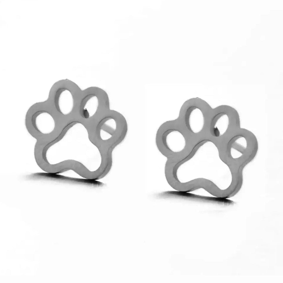 Cute Pet Paw Patterned Stud Earrings for Female-Furever Adorable