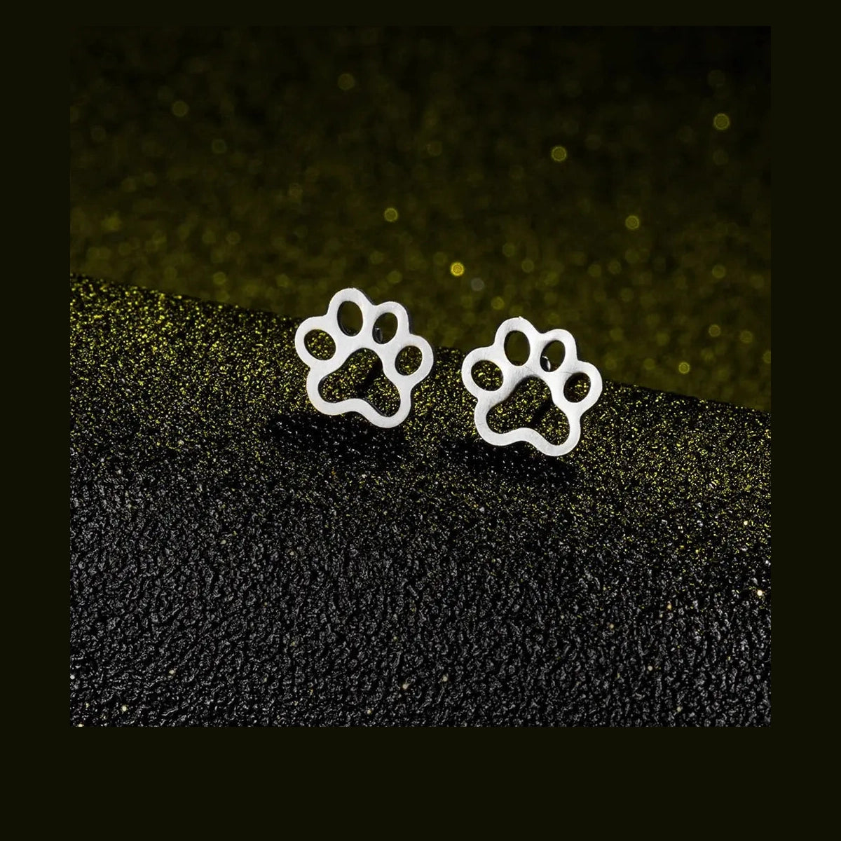 Cute Pet Paw Patterned Stud Earrings for Female-Furever Adorable